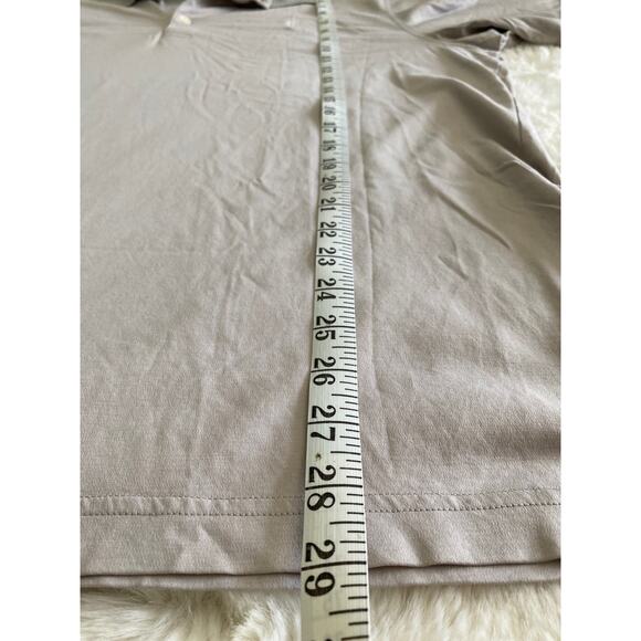 ARI8TO Aristo Eighteen‎ Beige White Collared Golf Shirt Sz XL - Picture 4 of 9